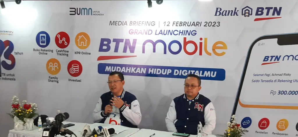 PT Bank Tabungan Negara (Persero) Tbk resmi meluncurkan aplikasi mobile banking terbarunya, sebuah super app yang diberi nama New BTN Mobile. Super app ini mengintegrasikan kecanggihan teknologi dan ekosistem perumahan, sehingga memberikan kemudahan layanan bagi para nasabahnya.