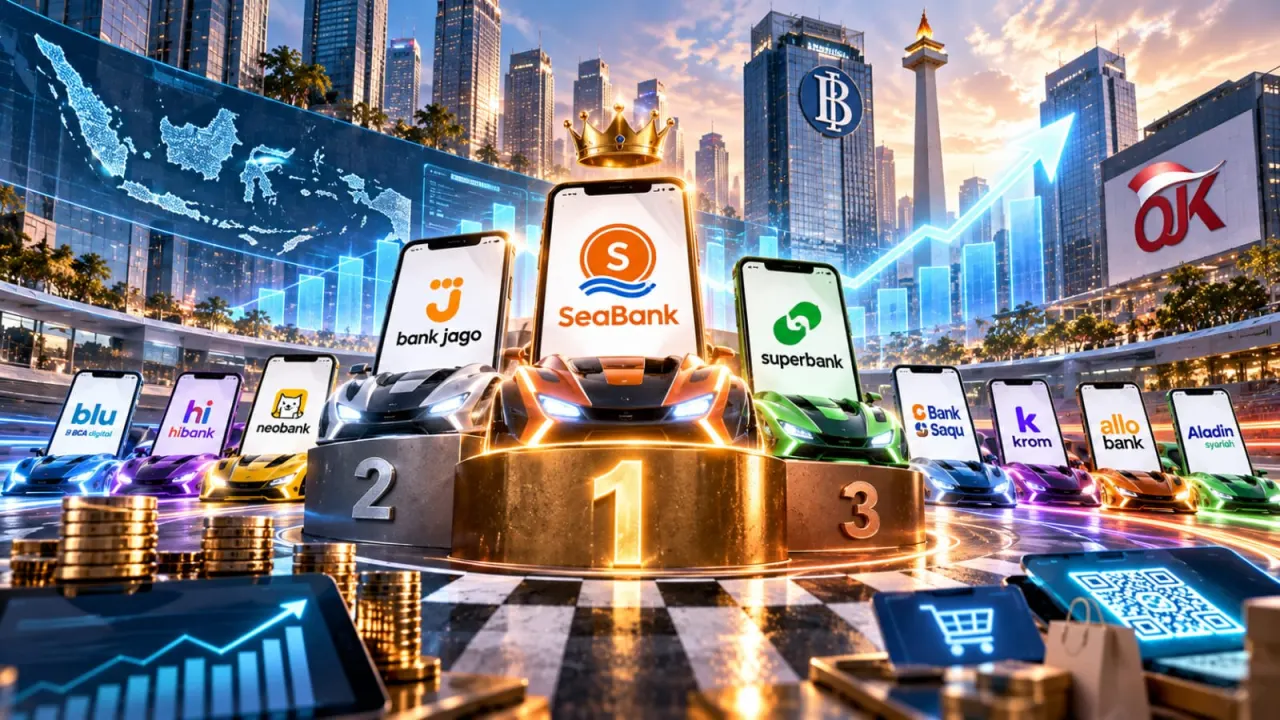 SeaBank Pimpin Klasemen Bank Digital Semester I-2026, Aset Tembus Rp52,97 Triliun