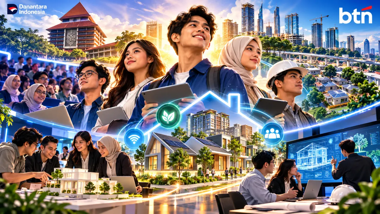 Jawab Tantangan Hunian Terjangkau, BTN Gandeng Gen Z Lewat BTN Housingpreneur Batch 3