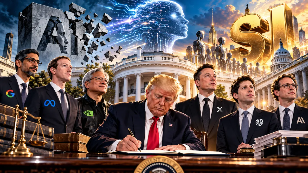 Gedung Putih Pensiunkan Istilah AI, Trump Wajibkan Lembaga Federal Gunakan Super Intelligence