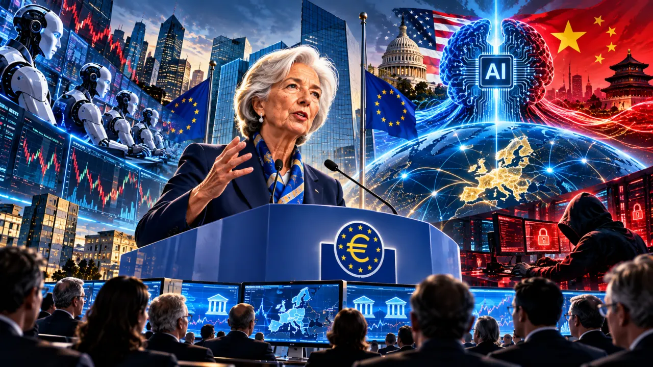 Christine Lagarde memperingatkan ancaman sistemik AI agent dan risiko siber di sektor keuangan Eropa.