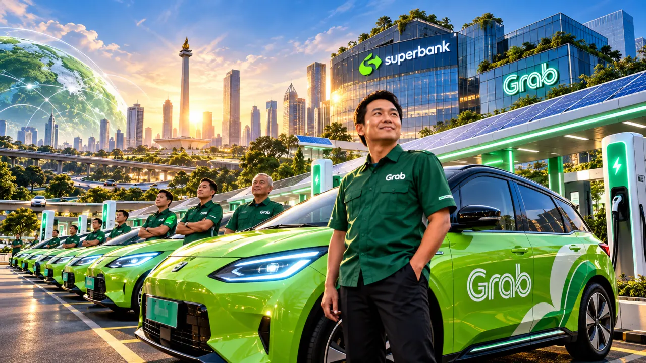 Akselelasi Transisi Energi, Superbank Danai Pembiayaan 200 Unit GrabCar Plus Electric