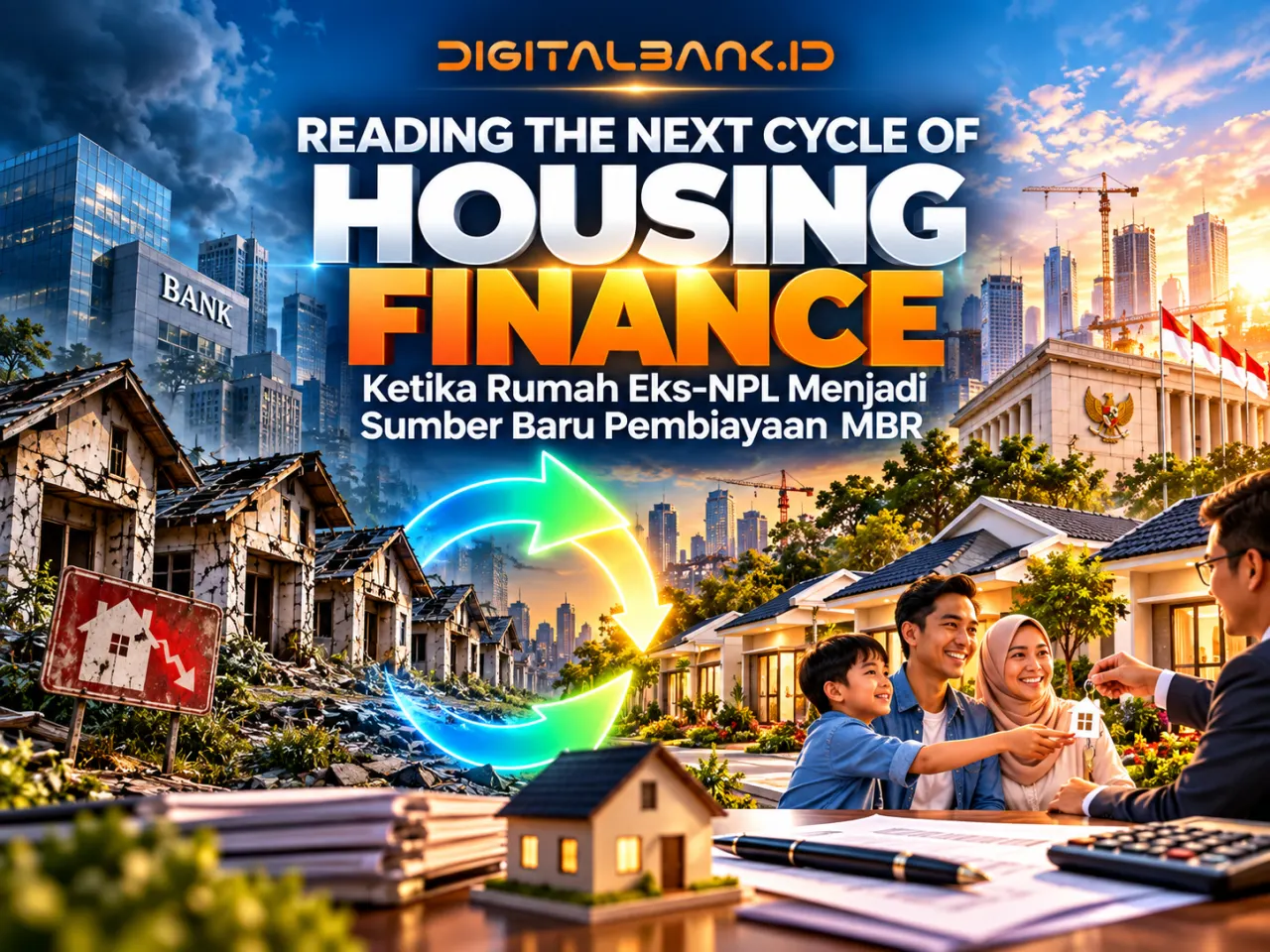 Rumah yang telah menjadi aset bank karena kredit bermasalah berpeluang dialihkan kepada MBR baru setelah memenuhi ketentuan.