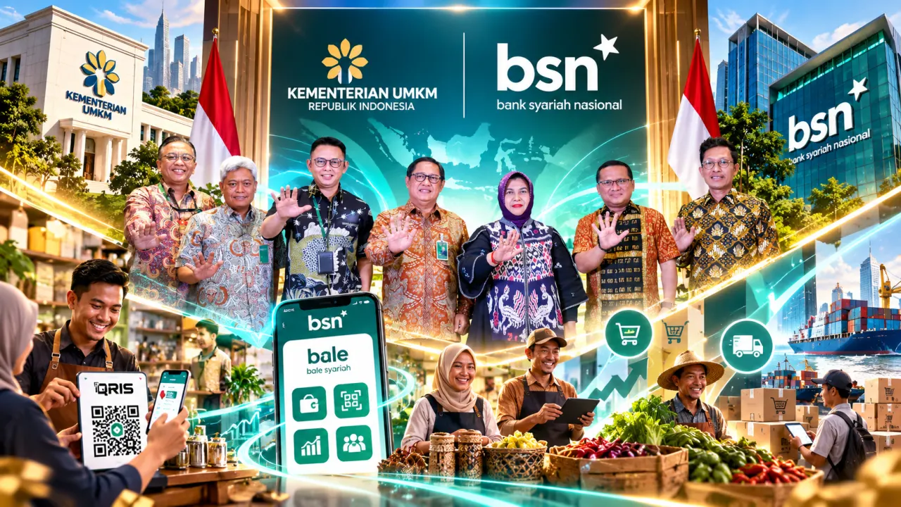 BSN Resmi Salurkan KUR, Akselerasi Pembiayaan UMKM Berbasis Ekosistem Digital Syariah
