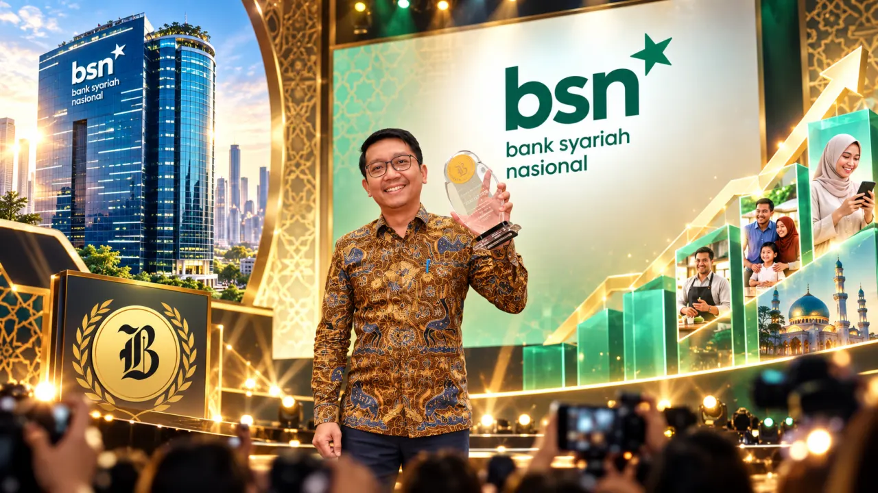 Kinerja Melesat, Bank BSN Sabet Penghargaan Champion of Growth BIFA 2026