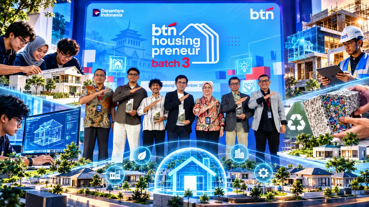Jembatani Riset Kampus dan Industri, BTN Gelar Housingpreneur Batch 3 di ITB untuk Inovasi Perumahan