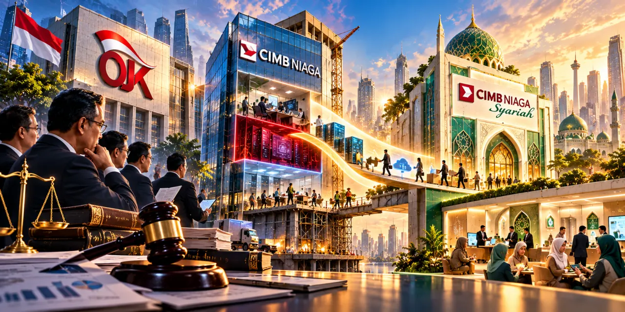 Izin Prinsip Sudah Terbit, OJK Jelaskan Penyebab Spin Off Syariah CIMB Niaga Belum Efektif