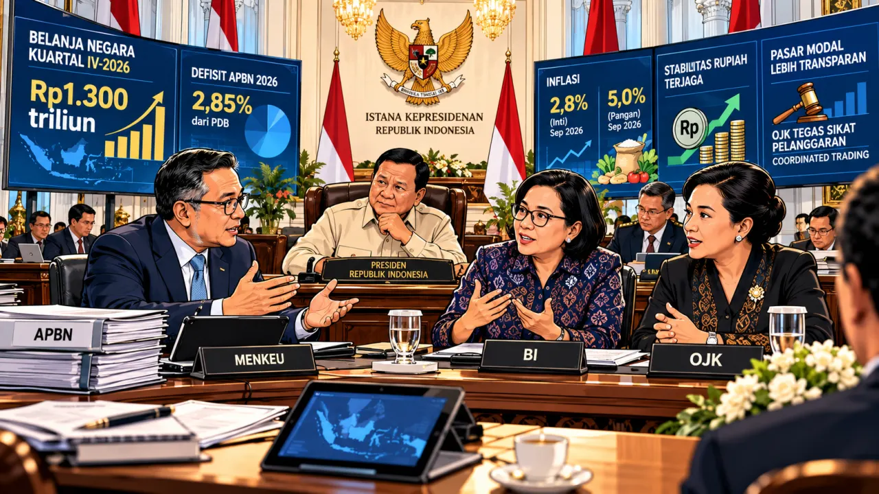 Menkeu, BI, dan OJK Pastikan Ekonomi RI Resilien dan Gas Pol Belanja Kuartal IV-2026