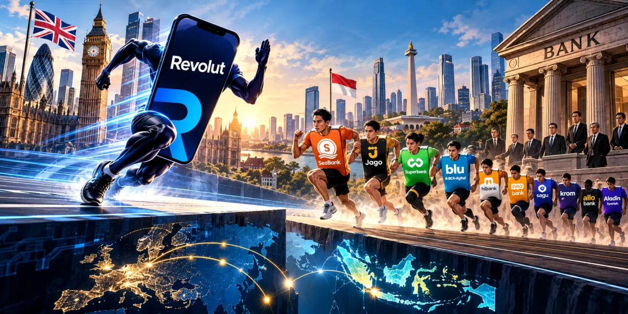 Mampukah Bank Digital Indonesia Meniru Sukses Revolut Mengalahkan Bank Konvensional Mapan?