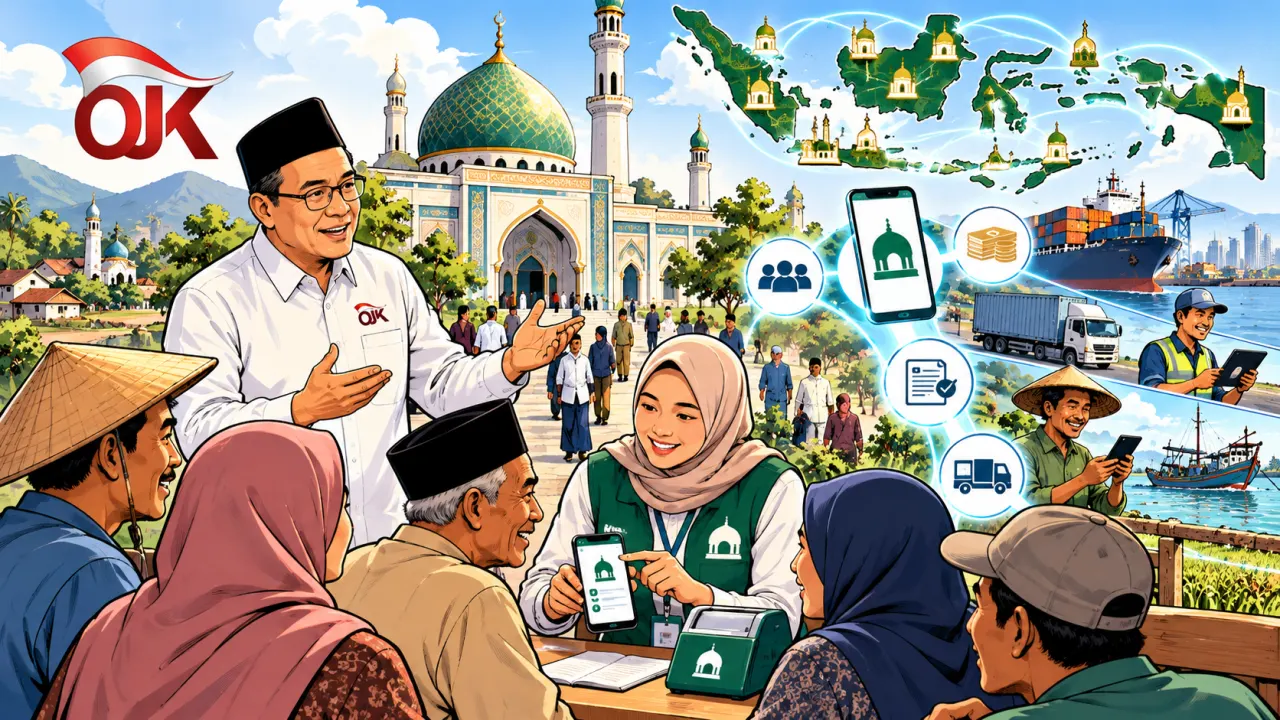 OJK dorong perluasan agen Laku Pandai Syariah lewat 800.000 jejaring masjid.