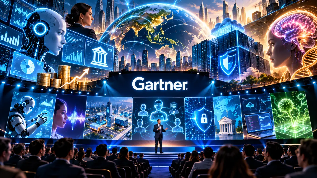 Gartner Inc. merilis sepuluh tren teknologi strategis 2027 yang mengarahkan sektor perbankan untuk beralih dari AI generatif teks menuju pemodelan kuantitatif presisi dan tata kelola agen otonom.