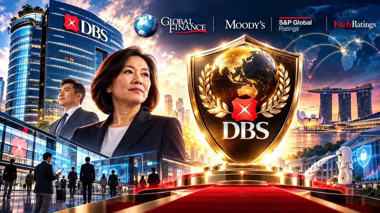 DBS Bank dinobatkan sebagai Asia’s Safest Bank (Bank Teraman di Asia) selama 18 tahun berturut-turut oleh majalah Global Finance.