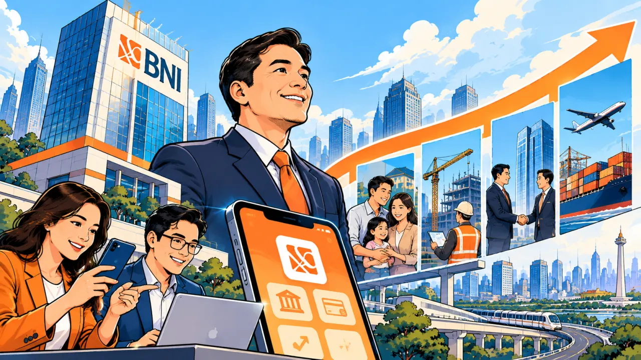 PT Bank Negara Indonesia (Persero) Tbk (BNI) membukukan laba bersih Rp16,1 triliun (naik 6,6% YoY) pada kuartal III-2026.