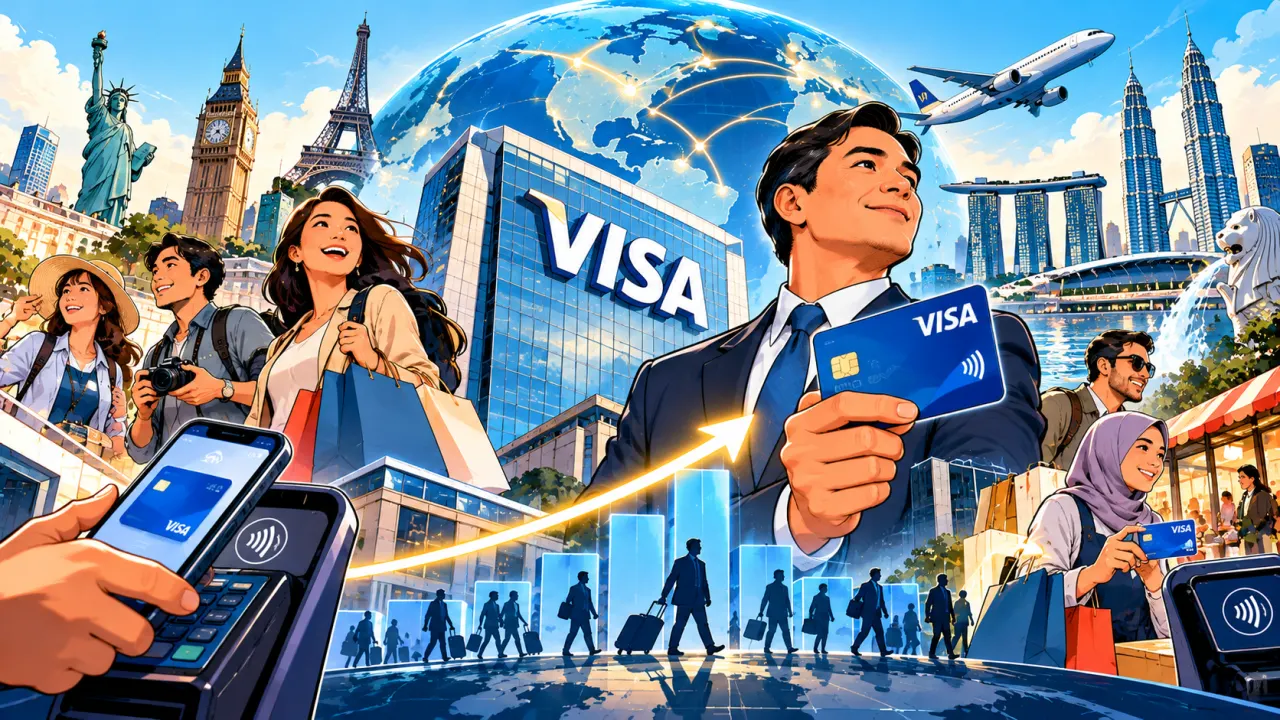 Pendapatan Bersih Visa Tembus US$12,1 Miliar di Kuartal IV Didorong Lonjakan Travel Lintas Batas