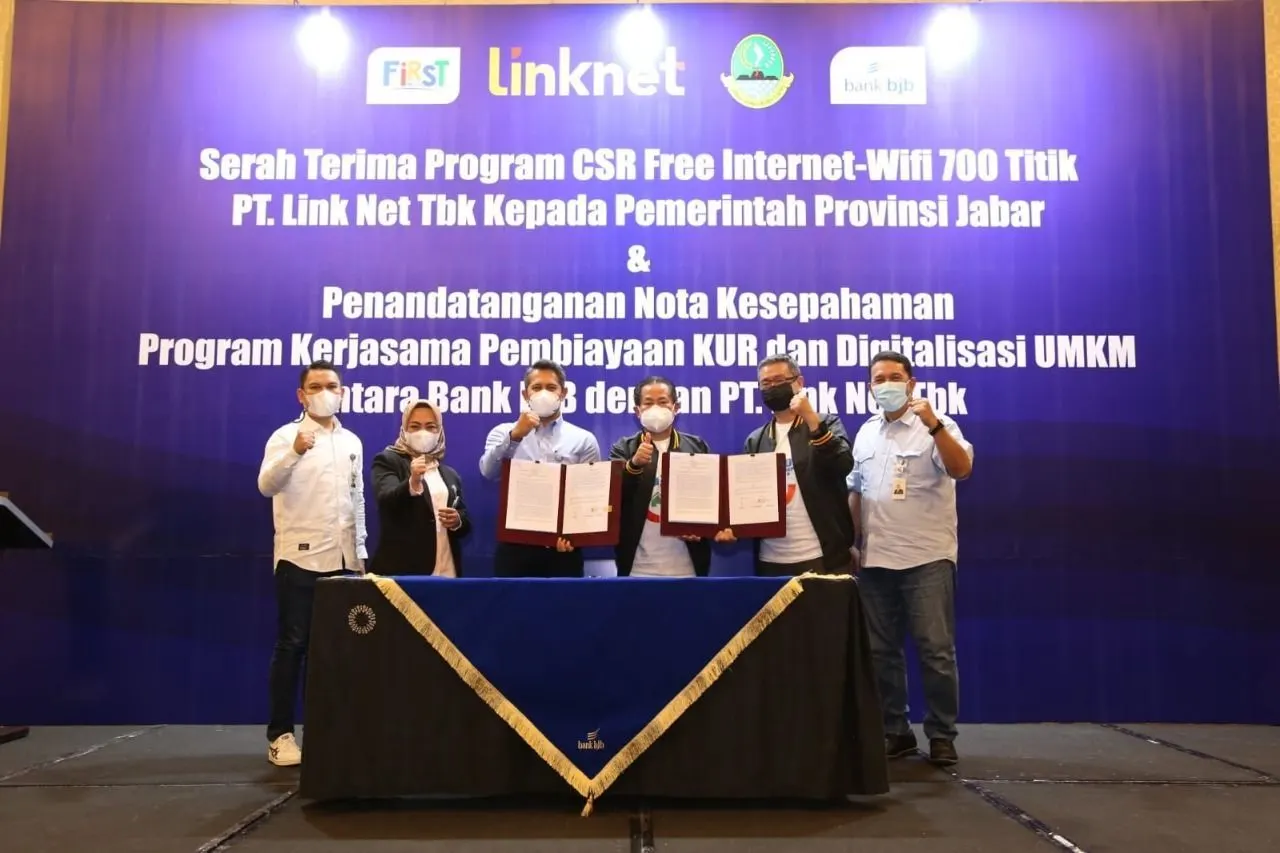 Bank BJB gandeng PT Link Net salurkan kredit dan pacu digitalisasi UMKM
