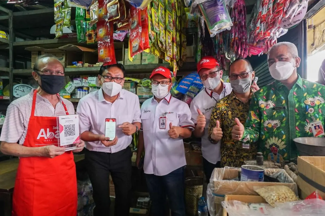Berikan kemudahan transaksi UMKM, Bank DKI terapkan digitalisasi di Pasar Kebayoran Lama
