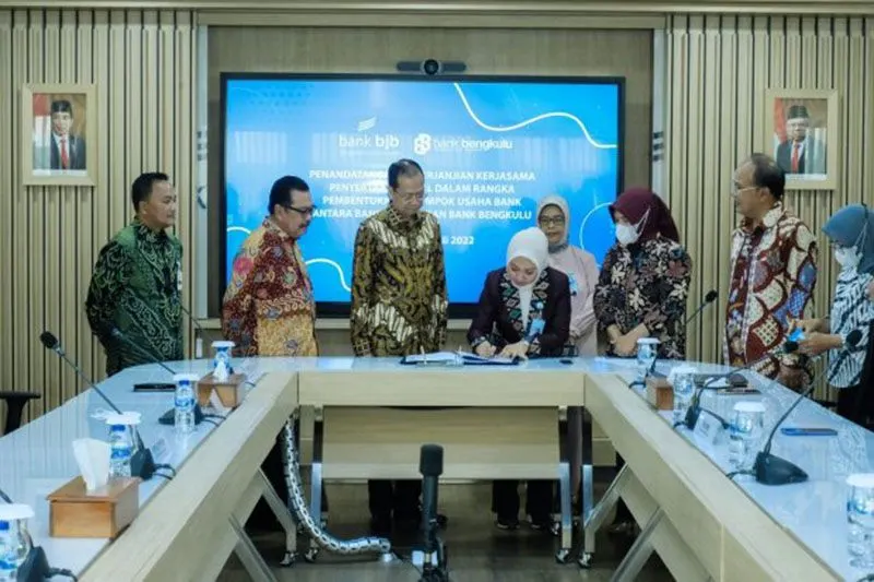 Bank bjb dan Bank Bengkulu perkuat sinergi pengembangan bisnis dalam Kelompok Usaha Bank