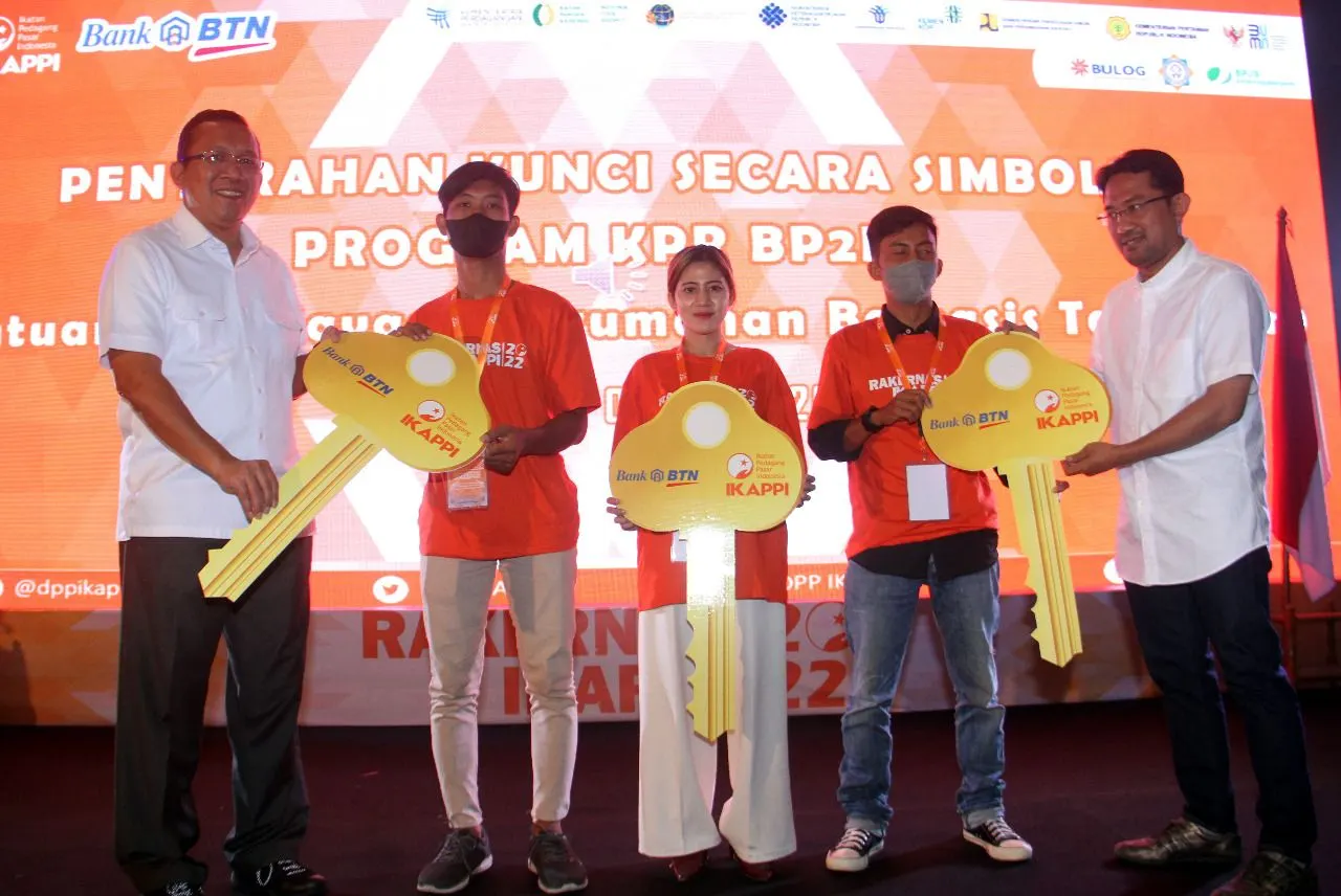 Berkat kolaborasi BTN dan IKAPPI, pedagang pasar tradisional kini bisa dapat hunian layak