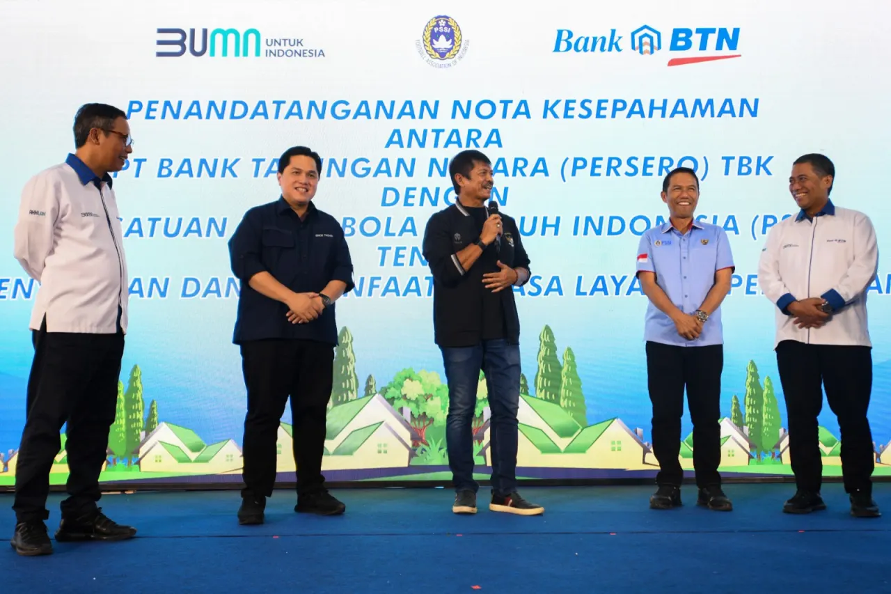 Bank BTN dan PSSI kolaborasi sediakan hunian layak bagi pelaku olahraga sepakbola