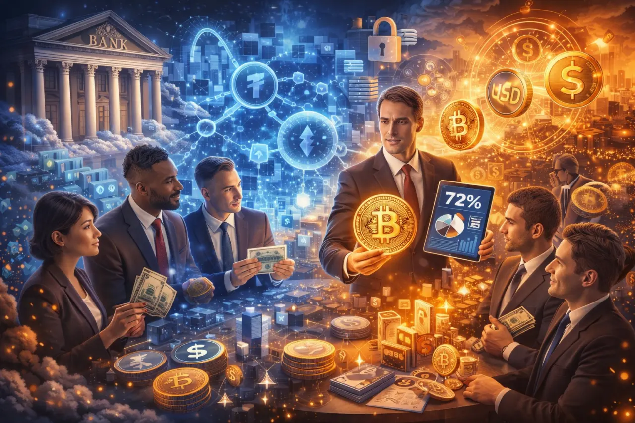 72% Bankir Global Beralih ke Kripto, Awal Disrupsi Besar Industri Perbankan?