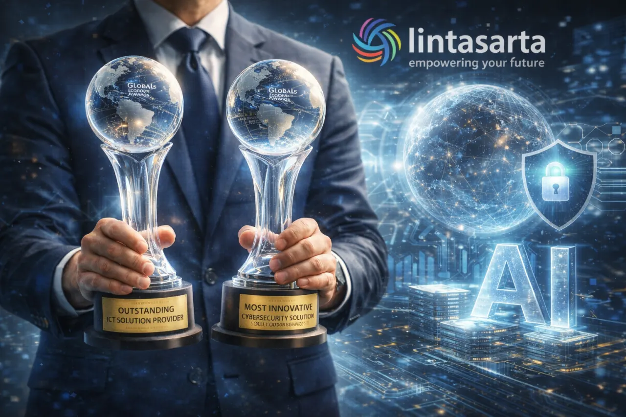 Lintasarta Raih Dua Penghargaan Global Economics Award, Pertegas Ambisi Jadi Orkestrator AI Nasional