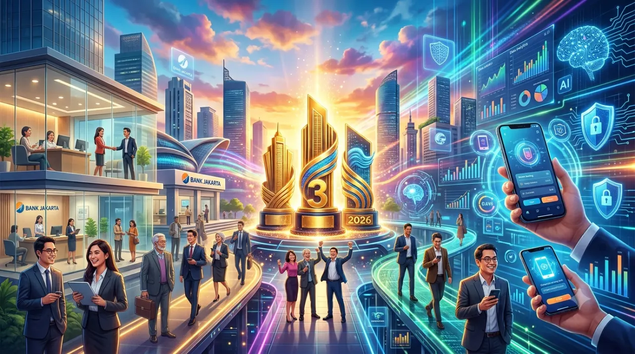 Bank Jakarta Borong Tiga Penghargaan Customer Experience Infobank-MRI 2026