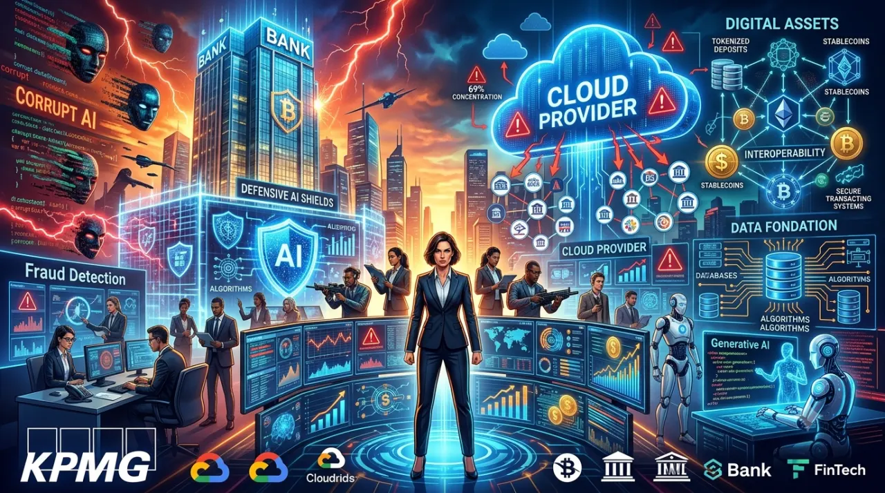 Survei KPMG: 95% Bank Fokus Investasi Keamanan Siber, AI dan Cloud Jadi Sorotan