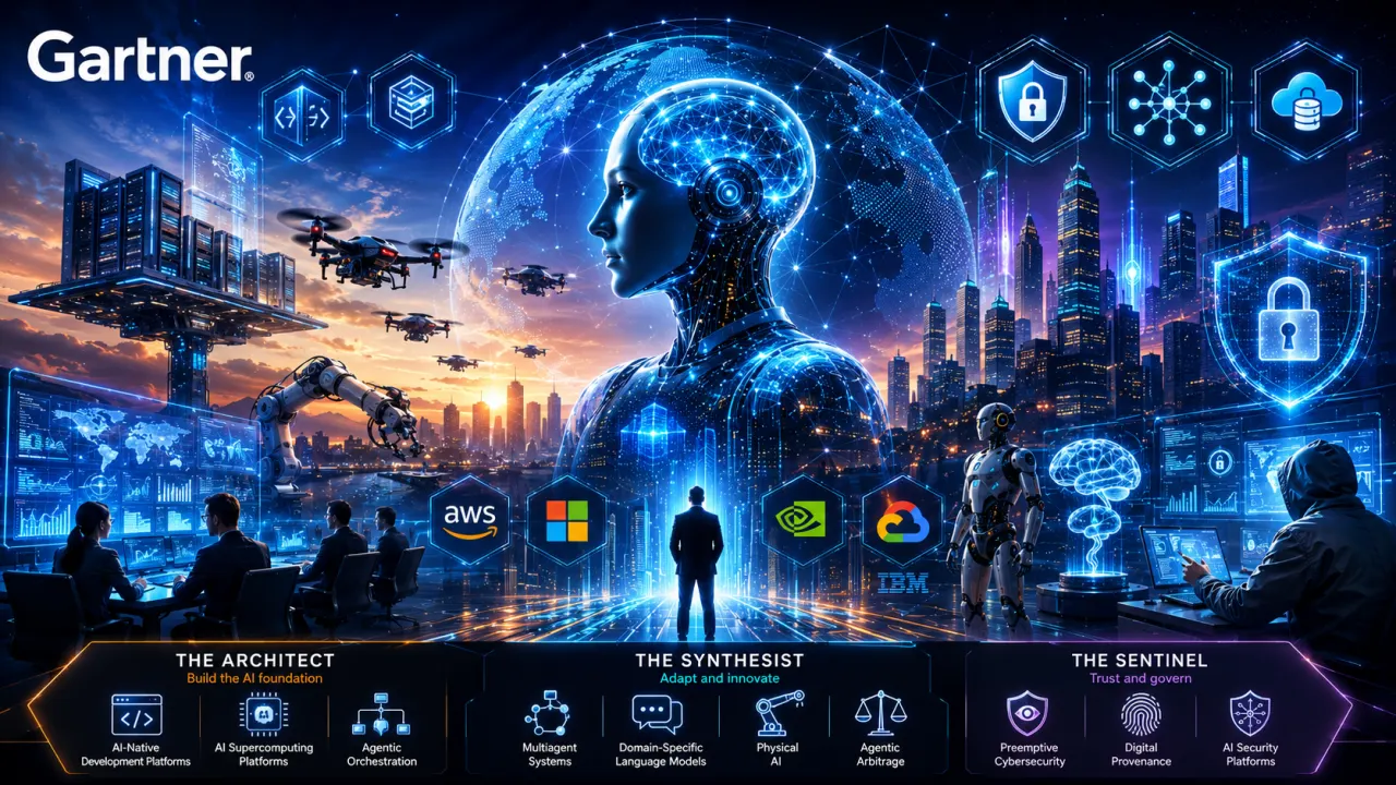 Menuju Era AI-Native: Panduan Gartner bagi Pemimpin Bisnis Menghadapi Tren Teknologi 2026