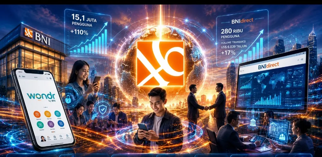 BNI Kantongi Laba Rp10,8 Triliun, Strategi Digitalisasi Dongkrak Efisiensi dan Pertumbuhan Transaksi