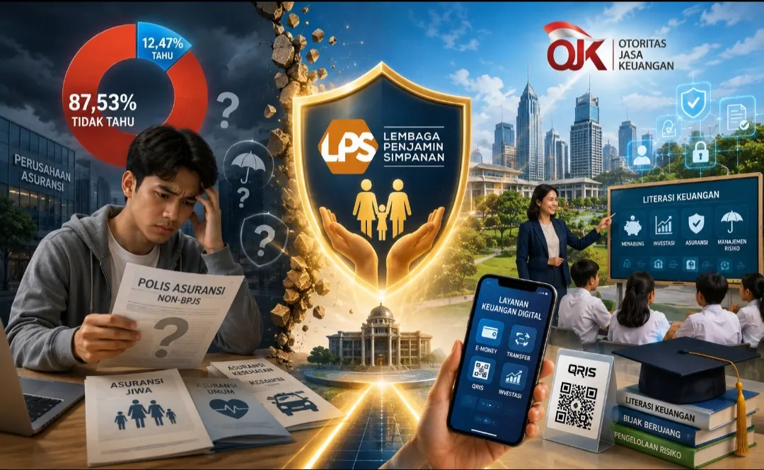 Temuan SNLIK 2026: 87,53% Pemilik Asuransi Non-BPJS Belum Tahu soal Penjaminan Polis