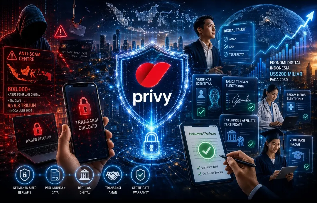 Ancaman Siber Meningkat, Kebutuhan Verifikasi Identitas dan Tanda Tangan Elektronik Naik 200%