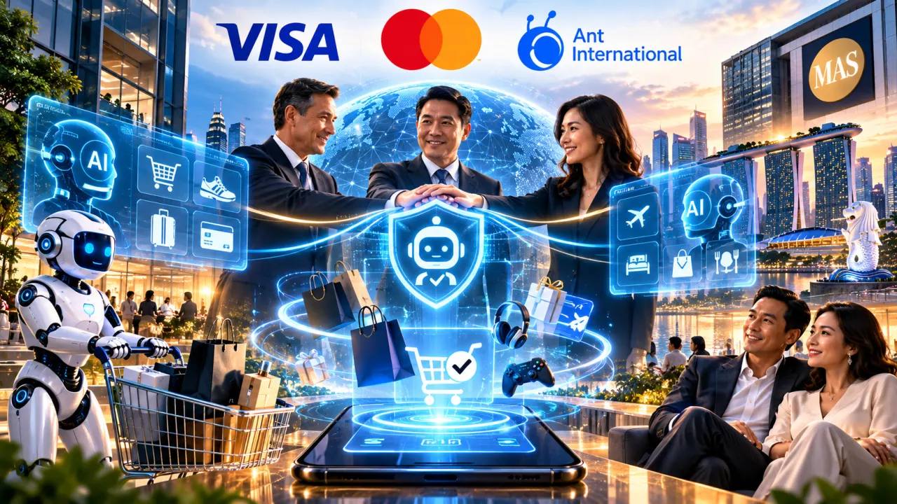 Visa, Mastercard, dan Ant International Bentuk Standar Verifikasi Agen AI Global