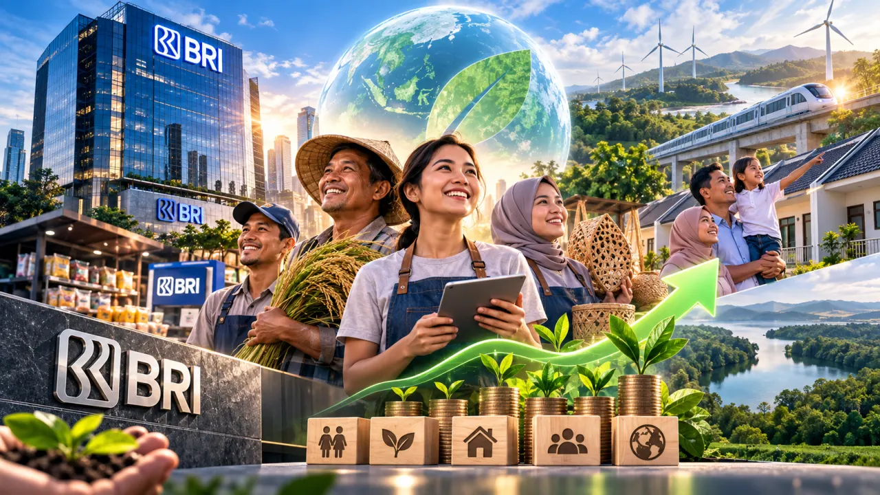 Pembiayaan Berkelanjutan BRI Tembus Rp842,1 Triliun per Juni 2026, Kredit Mikro Dominasi 60%
