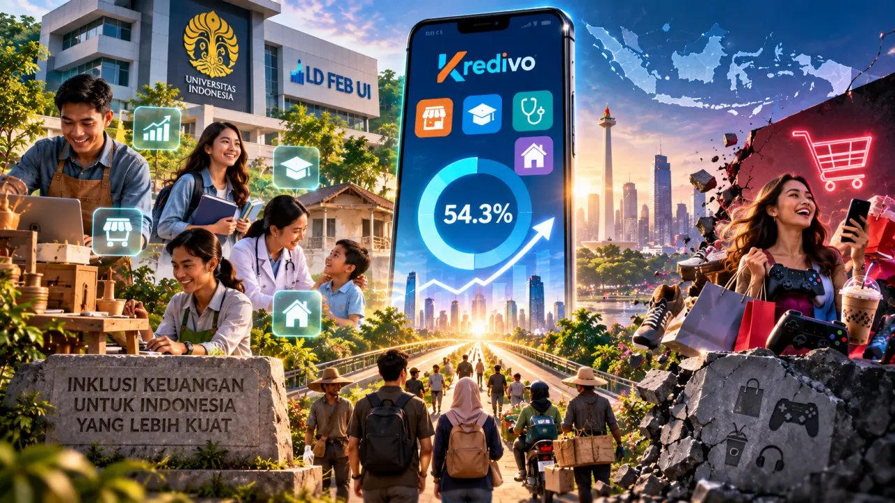 Patahkan Stigma Konsumtif, Riset UI Catat 54,3% Kredit Digital Mengalir ke Sektor Produktif