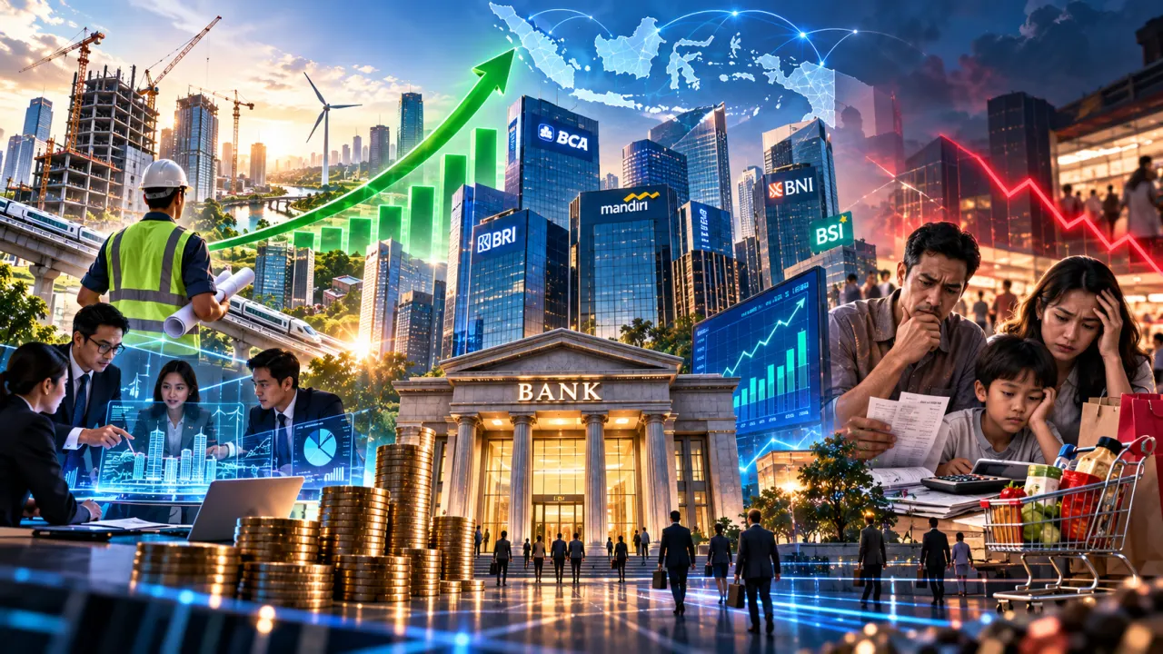 BI Catat Kredit Perbankan Tumbuh 12,67%, Sektor Investasi Melonjak di Tengah Tekanan Konsumsi