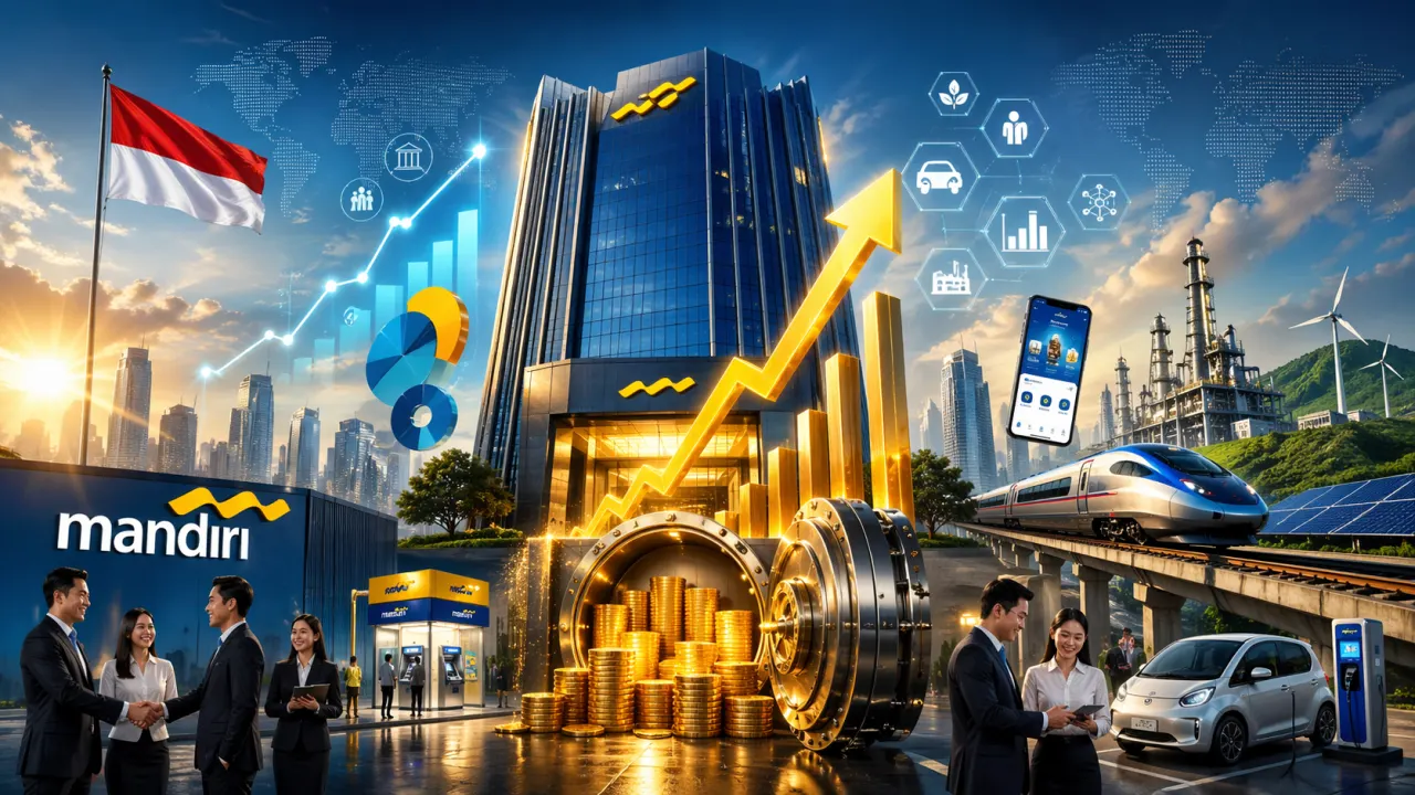 Kinerja Awal Tahun Moncer, Bank Mandiri Raup Laba Rp15,4 Triliun di Tiga Bulan Pertama 2026