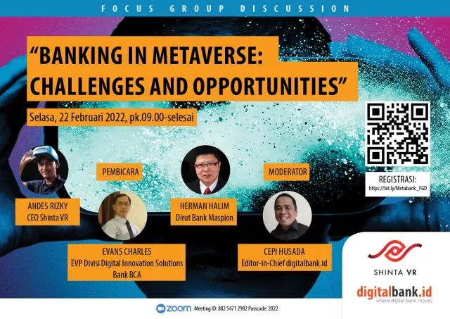 Shinta VR dan digitalbank.id gelar FGD “Banking in Metaverse: Challenges and Opportunities”