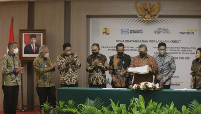 Bank Mandiri kucurkan kredit sindikasi Rp2,3 triliun di proyek Kementerian PUPR
