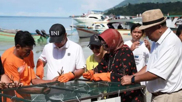 Perkokoh jatidiri sebagai pelopor green banking, BNI ikut tata kawasan wisata Bunaken