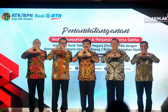 Bank BTN dan Kementerian ATR/BPN jalin kerja sama siapkan solusi penyelesaian sertifikat rumah