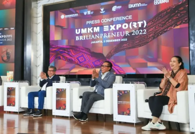UMKM Expo(rt) BRILianpreneur, langkah konkret BRI ikut bertanggung jawab memajukan UMKM