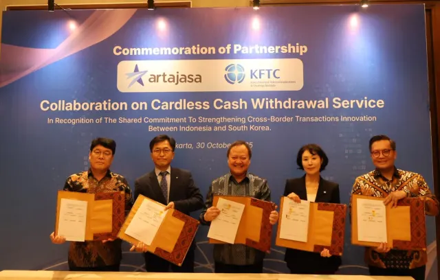 BRI dan Bank Korea Luncurkan Uji Coba Tarik Tunai Tanpa Kartu di Indonesia