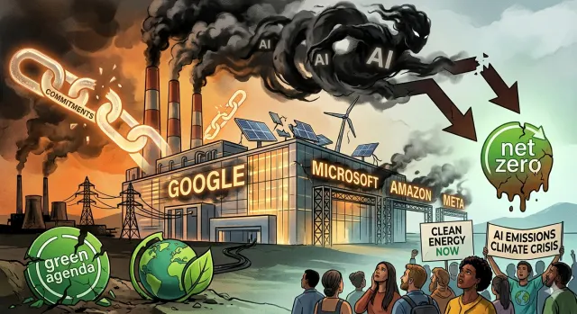 AI Mengancam Agenda Hijau Big Tech, Data Center Malah Jadi Mesin Emisi Baru