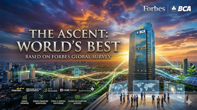 BCA Kembali Masuk Daftar Bank Terbaik Dunia Versi Forbes 2026