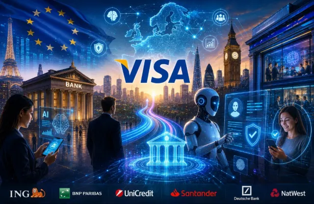 Studi Visa: Adopsi Dini AI Akan Tentukan Pemimpin Pasar Perbankan Eropa 2030