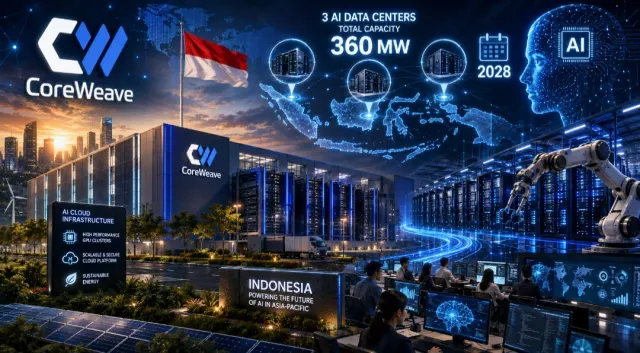 Pilih Indonesia untuk Ekspansi Pertama di Asia-Pasifik, CoreWeave Siapkan Investasi Pusat Data AI