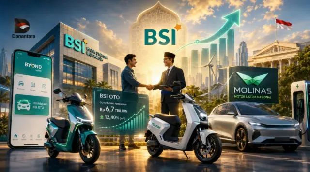 Dorong Adopsi Kendaraan Listrik, Pembiayaan BSI OTO Melesat ke Rp6,7 Triliun
