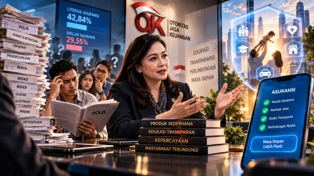 Literasi Capai 42,84%, OJK Dorong Industri Asuransi Buat Polis yang Mudah Dipahami