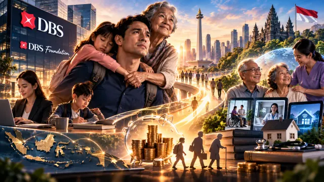 Riset Bank DBS Indonesia: Inklusi Pensiun Cuma 5,37%, 80% Lansia Masih Bergantung pada Anak