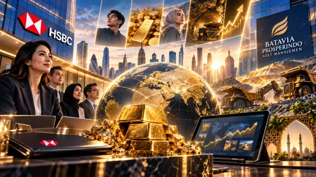 HSBC Indonesia Luncurkan Reksa Dana Syariah Saham Emas Global Berdenominasi Dolar AS